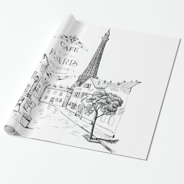 Cafe Paris Presentpapper (Utrullad)