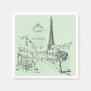 Cafe Paris servetter