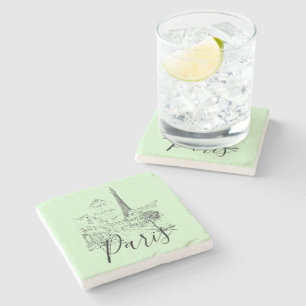 Cafe Paris Stencoaster Stenunderlägg