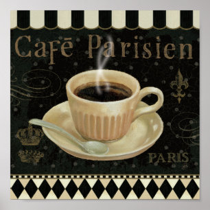 Cafe Parisien Poster