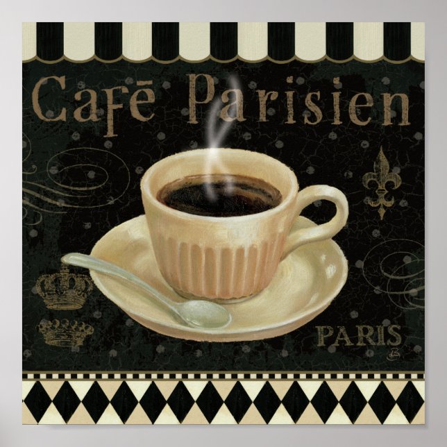 Cafe Parisien Poster (Framsidan)