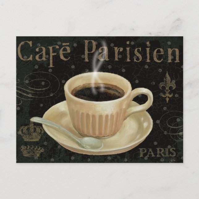 Cafe Parisien Vykort (Framsida)