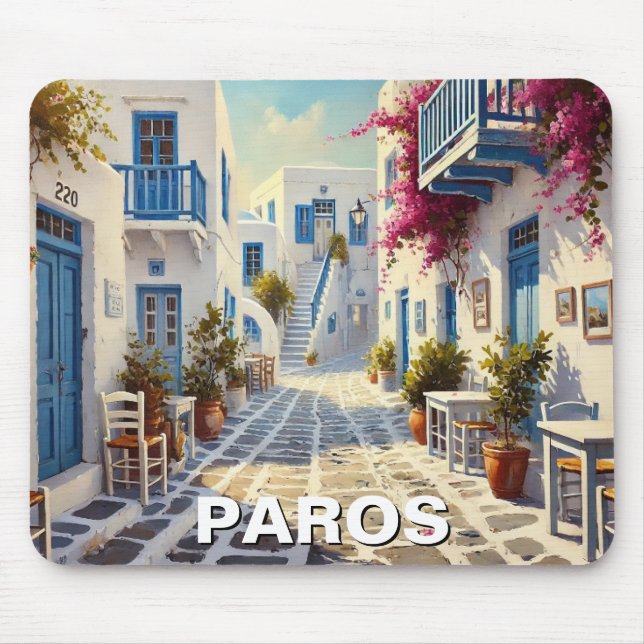 Cafe Paros Greece Islands Travel Musmatta (Framsidan)