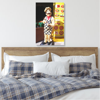 Cafe Pasa Kebap i Kemer. Turkiet Canvastryck