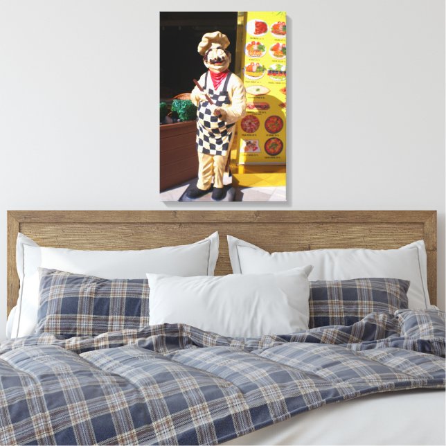 Cafe Pasa Kebap i Kemer. Turkiet Canvastryck (Insitu (sovrum))