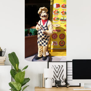 Cafe Pasa Kebap i Kemer. Turkiet Poster