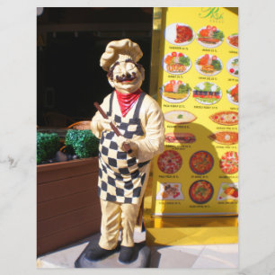 Cafe Pasa Kebap i Kemer. Turkiet Reklamblad