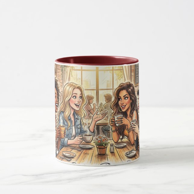 Café Pretty Girls Club Kaffemug Mugg (Center)
