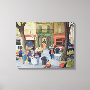 Cafe Provence Canvastryck