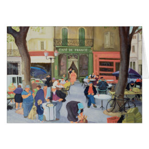 Cafe Provence Hälsningskort