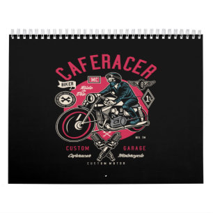 café racer anpassningsbar-garage kalender