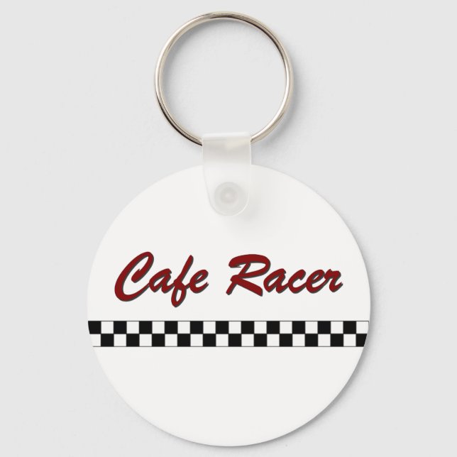 Cafe Racer Nyckelring (Framsida)