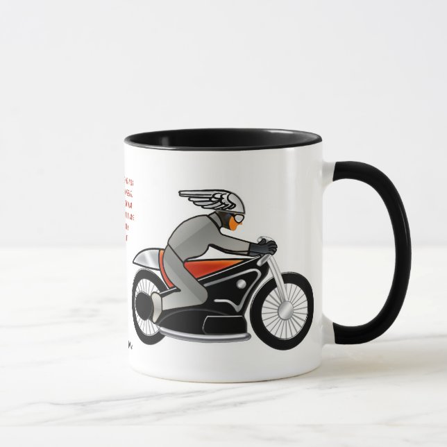 Cafe Racer (Personlig Ceramic Mugg) Mugg (Höger)