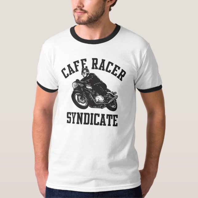 Cafe Racer Syndicate Tee Shirt (Framsida)
