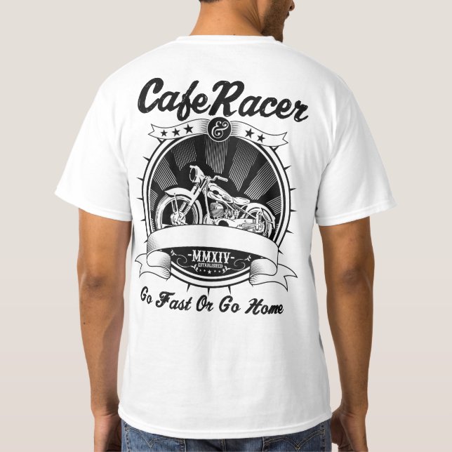 Cafe Racer T-Shirt (Baksida)