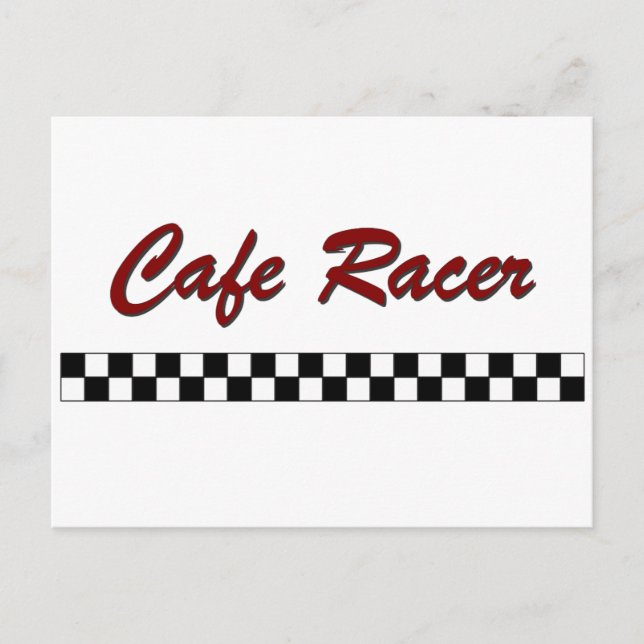 Cafe Racer Vykort (Framsida)
