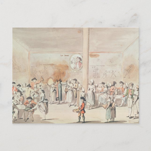 Cafe Ramponneau Vykort (Framsida)