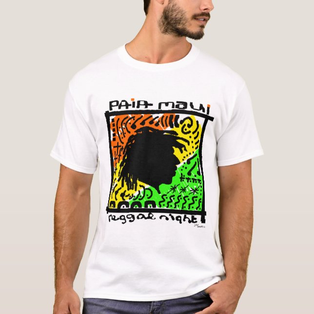 Cafe Reggae Natt T-shirt (Framsida)