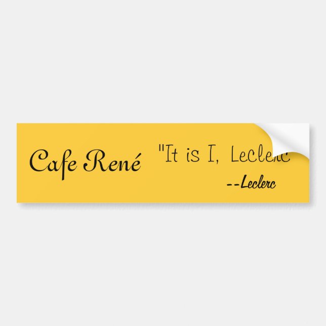 Cafe René Bildekal (Framsidan)
