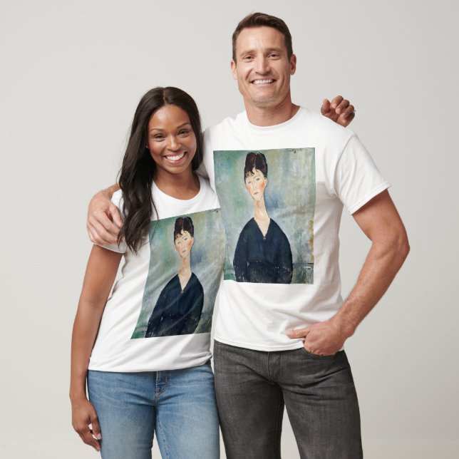 Cafe Singer porträtt av Amedeo Modigliani T Shirt (Unisex)