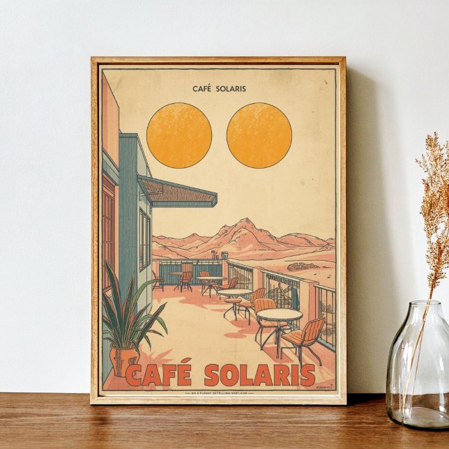 Café Solaris - Sci-fi Vintage  Poster (Skapare uppladdad)