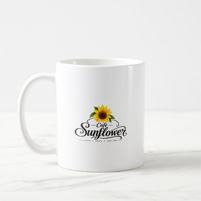 Cafe Sunflower Officiell Kaffemugg (Vänster)