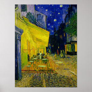 Cafe Terrace Arles, Ställe du Forum, 1888 Poster