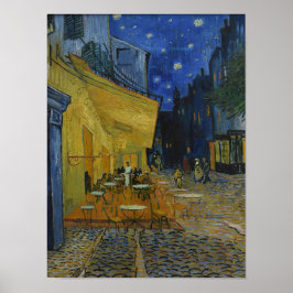Cafe Terrace at Night av Vincent van Gogh Poster