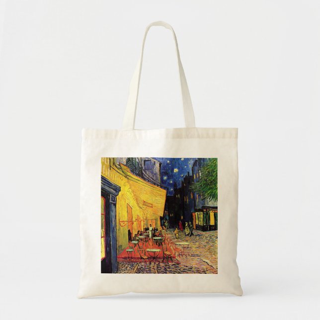 Cafe Terrace at Night av Vincent van Gogh Tygkasse (Framsidan)