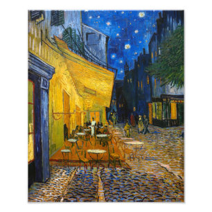Cafe Terrace at Night Van Gogh Fototryck
