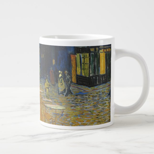 Café Terrace av Vincent Van Gogh Jumbo Mugg (Höger)