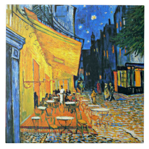 Cafe Terrace av Vincent van Gogh, Kakelplatta