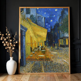 Café Terrace av Vincent Van Gogh Poster