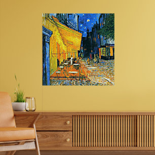Cafe Terrace fint konstverk av Vincent van Gogh Poster