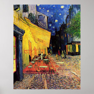 Cafe Terrace i Arles, på natten - van Gogh Poster