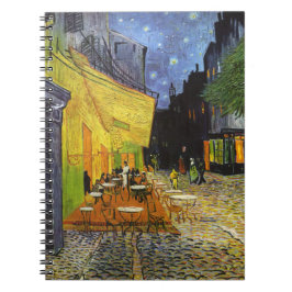 Café Terrace i natt av van Gogh Anteckningsbok