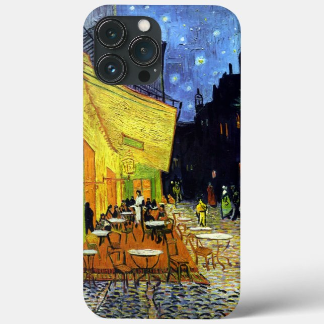 Café Terrace i natt av Van Gogh Fine Art (Baksida)