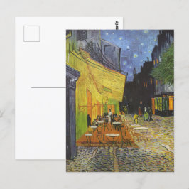 Cafe Terrace i natt av Van Gogh Vykort