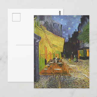 Cafe Terrace i natt av Van Gogh Vykort