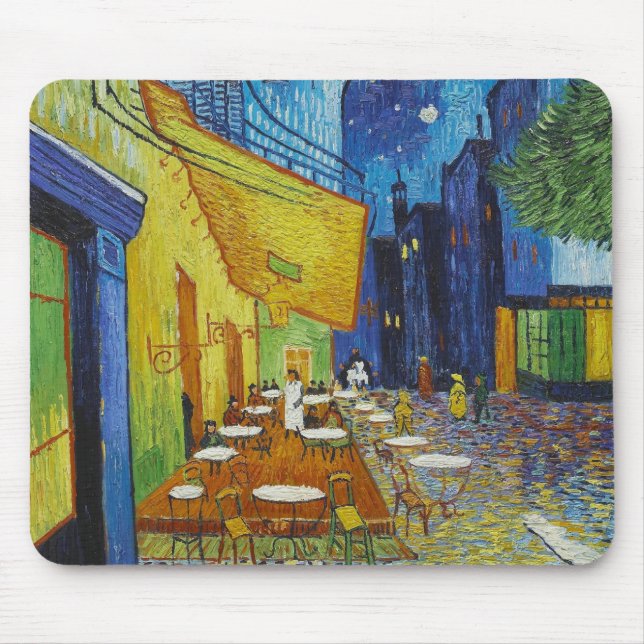 Cafe Terrace i natt av Vincent Van Gogh Musmatta (Framsidan)