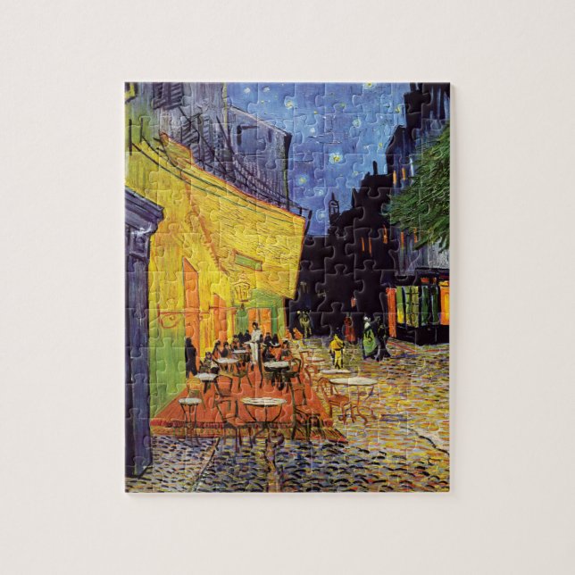 Cafe Terrace i natt av Vincent Van Gogh Pussel (Vertikal)
