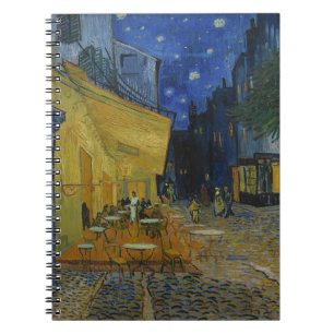 Cafe Terrace i Night av Vincent van Gogh Anteckningsbok