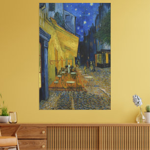 Cafe Terrace i Night av Vincent van Gogh Canvastryck