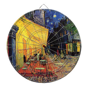 Cafe Terrace i Night av Vincent van Gogh Darttavla