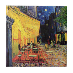 Cafe Terrace i Night av Vincent van Gogh Kakelplatta