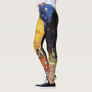 Cafe Terrace i Night av Vincent van Gogh Leggings