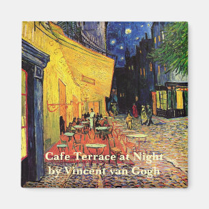 Cafe Terrace i Night av Vincent van Gogh Magnet