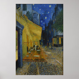 Cafe Terrace i Night av Vincent van Gogh Poster