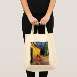 Cafe Terrace i Night av Vincent van Gogh Tygkasse