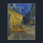 Cafe Terrace i Night av Vincent van Gogh Vykort<br><div class="desc">Cafe Terrace på natten. Målad 1888 av Vincent van Gogh. Den här bilden är offentlig.</div>